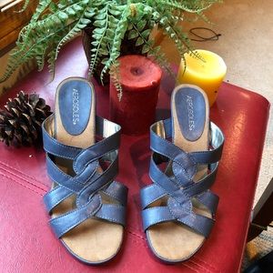 Aerosole Blue Sandals - size 8